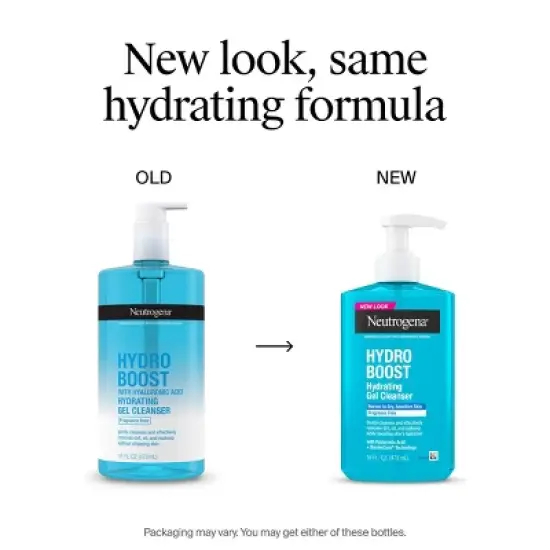 Neutrogena Hydro Boost Hydrating Gel Cleanser - Fragrance Free - 16 fl oz image {3}