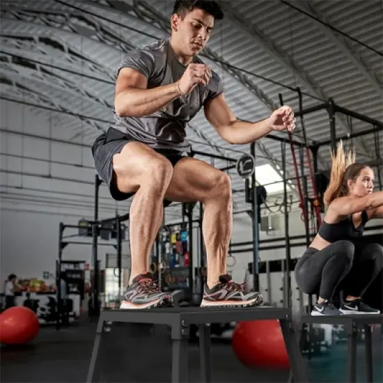 COZONY Plyometric Jump Box, 12/18/24/30 in Jump Platform, Anti-Slip Plyometric Box for Step Ups, Strength & Conditioning image {5}