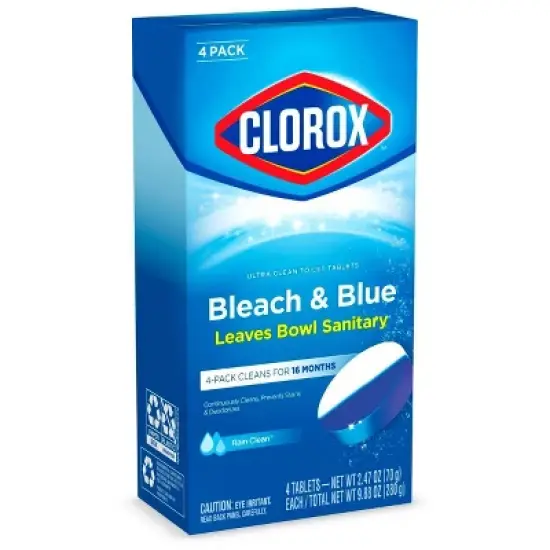 Clorox Rain Clean Scent Ultra Clean Toilet Tablets - 2.47oz/4ct image {5}