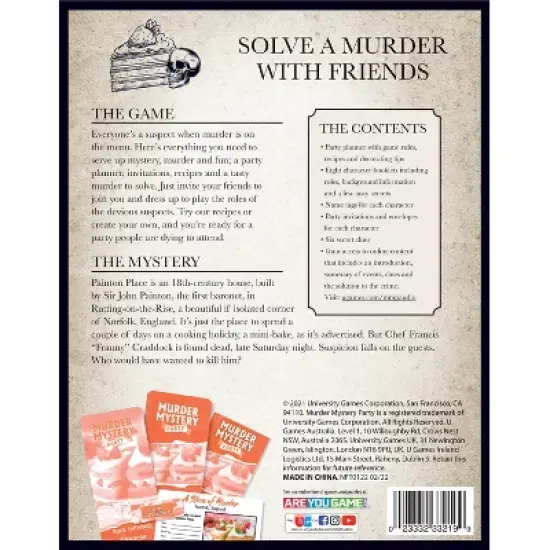Murder Mystery Party Game - A Slice of Murder image {1}