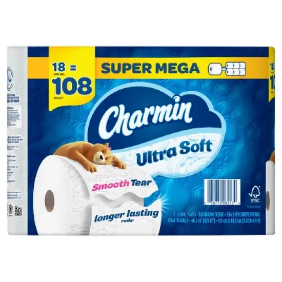 Charmin Ultra Soft Toilet Paper image {10}