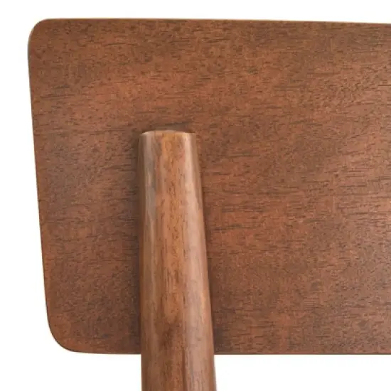 Set of 2 Newington Mid-Century Dining Chairs Walnut/Mocha - Lifestorey image {2}