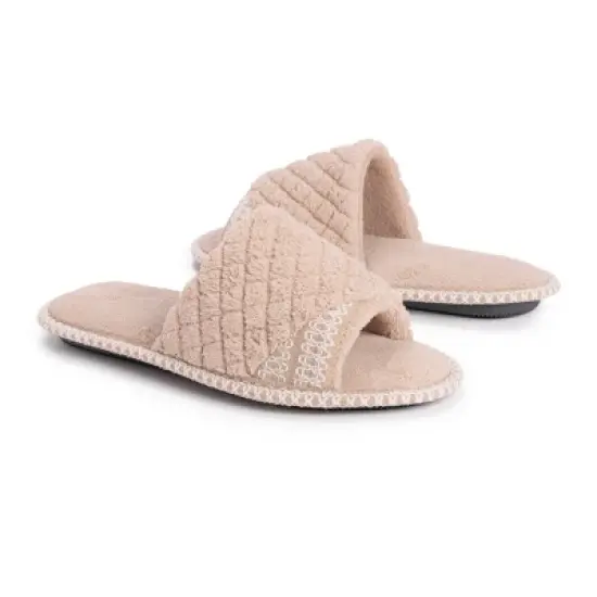 MUK LUKS Women's Sally Open Toe Scuff Slipper image {8}