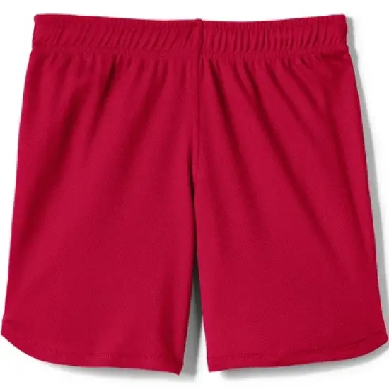 Lands' End School Uniform Girls Mesh Gym Shorts image {9}