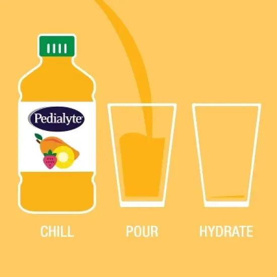Pedialyte Advanced Care Electrolyte Solution Hydration Drink - Tropical Fruit - 33.8 fl oz image {8}