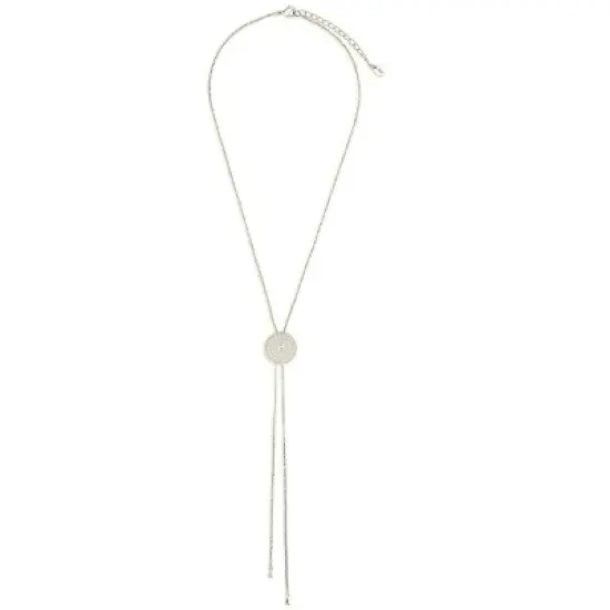 SHINE by Sterling Forever Medallion Bolo Y Necklace image {4}