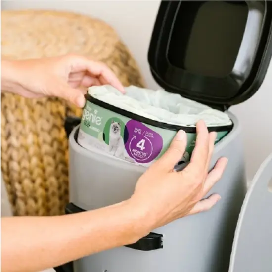 Litter Genie Eco Jumbo Refill Compostable Cats Litter Waste Disposal Bags image {8}