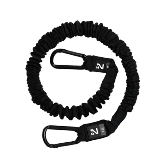 Iron Neck Dynamic Training Bands with Max Resistance | Train, Workout, or Rehab Training Band | Stretches from 3 to 9 ft | Cloth-Wrapped image {11}