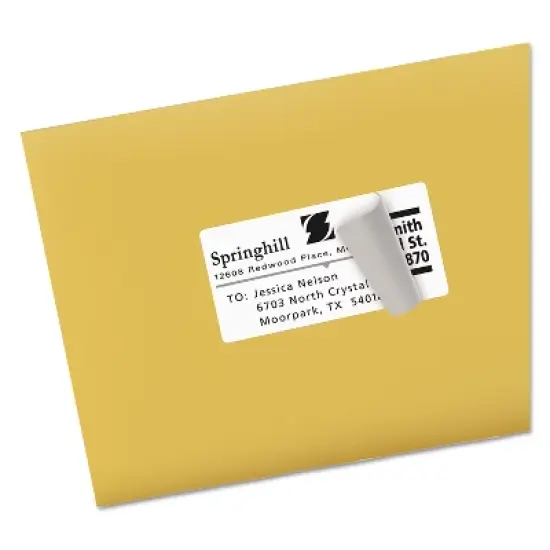 Avery Shipping Labels with TrueBlock Technology Inkjet 2 x 4 White 1000/Box 8463 image {1}