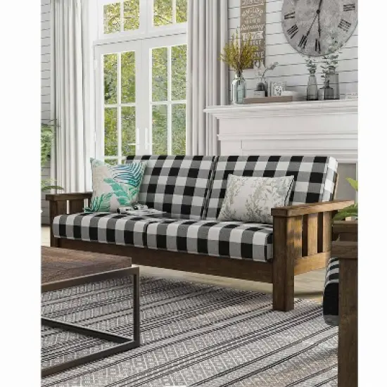 Jovie Gingham Rustic Sofa - HOMES: Inside + Out image {5}