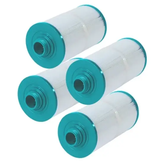 Hurricane 4 Pack Replacement Spa Filter Cartridge for PFF42TC-P4, Unicel 5CH-37, Filbur FC-2402, Watkins 303279, and 78460, White image {6}