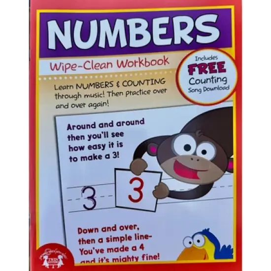 Twin Sisters Wipe-Clean Workbook Set 1, 4 Books image {4}