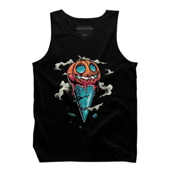 Men's Design By Humans Halloween By anggatantama Tank Top image {4}