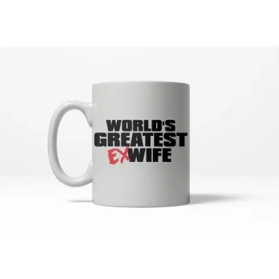 Crazy Dog Worlds Greatest Ex Wife Funny Wedding Valentines Day Ceramic Coffee Drinking Mug 11oz Cup image {5}