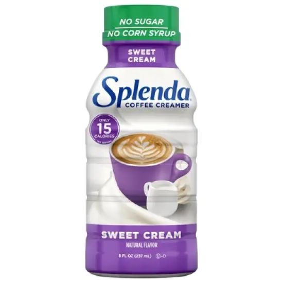 Splenda Sugar Free, Low Calorie Sweet Cream Coffee Creamer, 8 fl oz (Pack of 2) image {3}