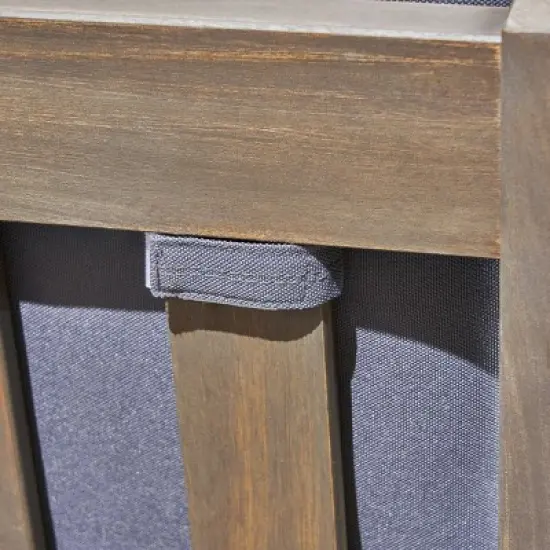 Grenada 7pc Acacia Sectional Sofa Set - Gray/Dark Gray - Christopher Knight Home image {2}