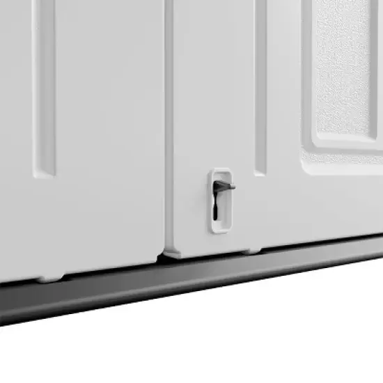 4.18 ft. W x 2.42 ft. D Durable Resin Storage Shed, Weather-Resistant Outdoor Storage Cabinet for Home, Patio and Garage image {7}