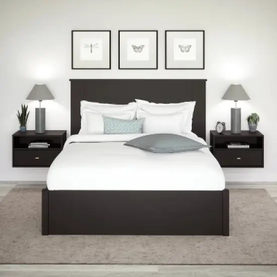 Set of 2 Hanging Nightstands - Prepac image {1}