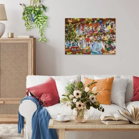 Ravensburger Disney Christmas Snow Globes Jigsaw Puzzle - 1000pc image {3}