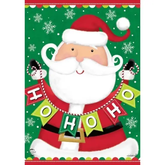 Briarwood Lane Santa Ho Ho Ho Christmas Garden Flag Holiday 12.5" image {4}