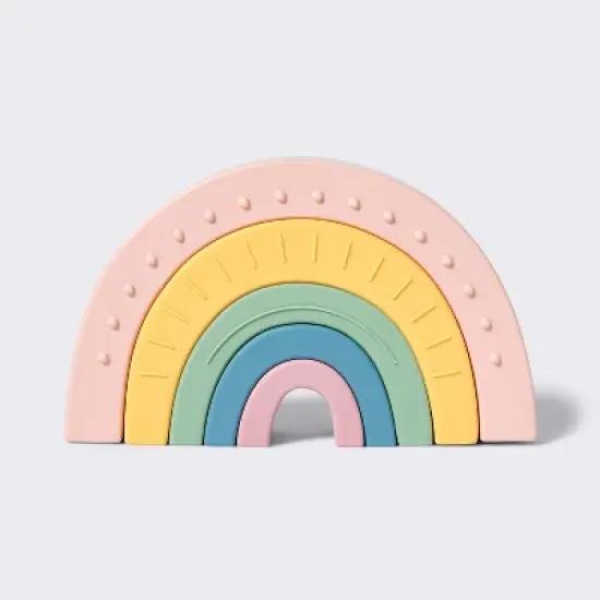 Silicone Toy - Rainbow Stacker - Cloud Island&trade; image {4}