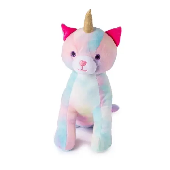 Plush Creations Stuffed Mommy Kitty Unicorn with 3 Kittens in her Tummy image {1}