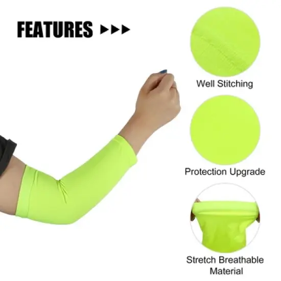 Unique Bargains Reduce Joint Pain Arm Elbow Compression Sleeve 1Pair image {2}