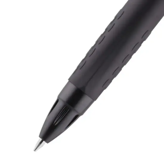 uni-ball uniball 307 Retractable Gel Pens Micro Point 0.5mm Black Ink Dozen (1947087) image {3}