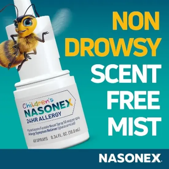 Nasonex Children's Allergy & Congestion 24 hour Relief  Nasal Spray, 0.25 Oz image {3}
