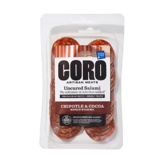 Coro Foods Uncured Cocoa, Cinnamon and Chipotle Salami - 3oz image {6}