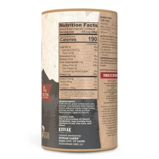 Kodiak Protein-Packed Oatmeal - 16oz image {2}