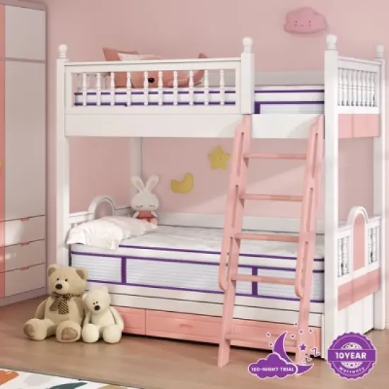 Sersper 8 inch Memory Foam Spring Hybrid Mattress - Compatible with Platform Bed, Box Spring, or Slat Base image {6}