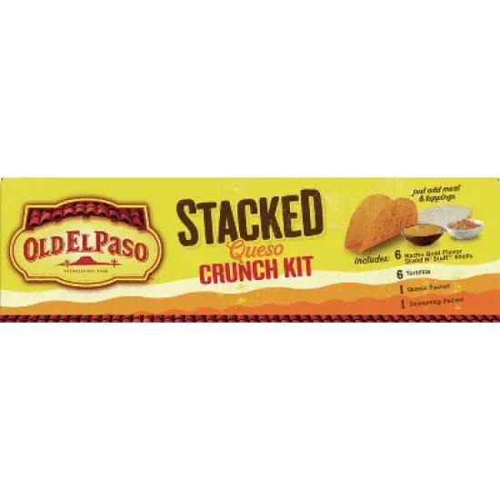 Old El Paso Stacked Queso Crunch Kit - 13.25oz / 6ct image {6}