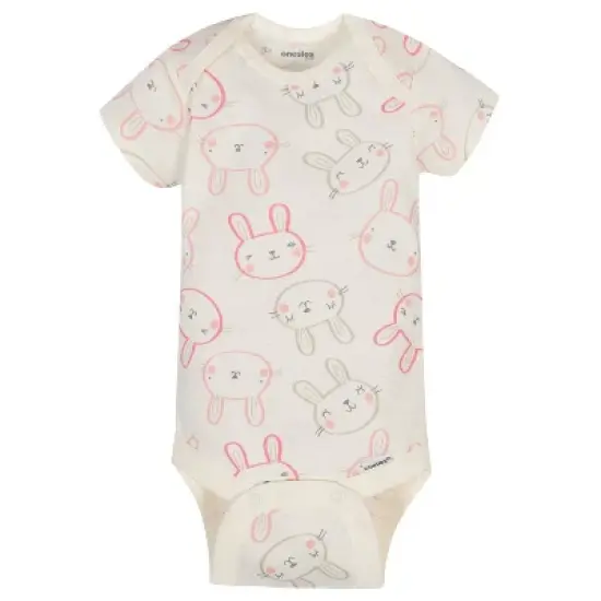 Onesies Brand Baby Girls' Short Sleeve Bodysuits, 8-pack image {9}