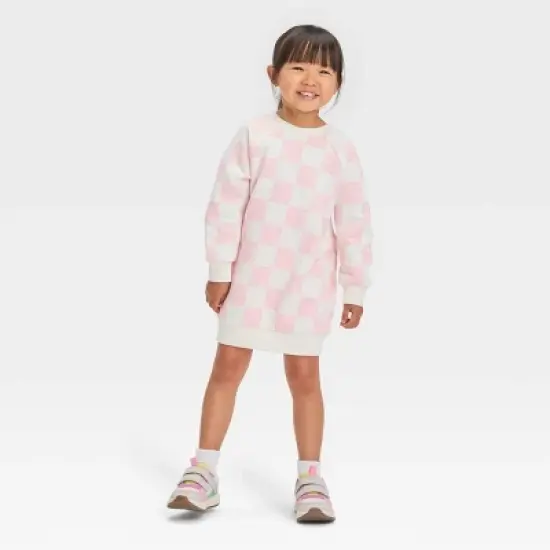 Grayson Mini Toddler Girls' Fleece Crew Dress image {2}