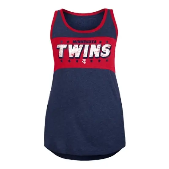 MLB Minnesota Twins Women's Bi-Blend Tank Top image {2}