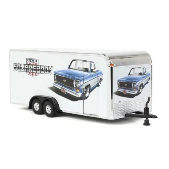 Auto World 1/64 Enclosed Trailer by Auto World, Squarebody USA CP7799 image {1}
