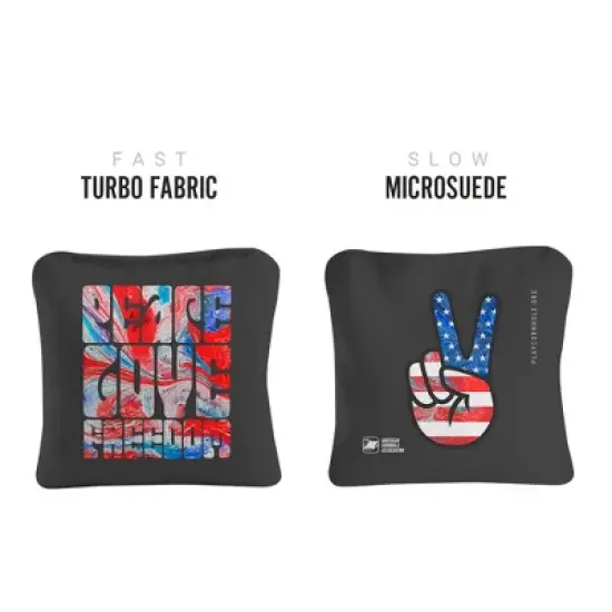 Peace Love Freedom Synergy Pro Cornhole Bags (Set of 4) image {1}