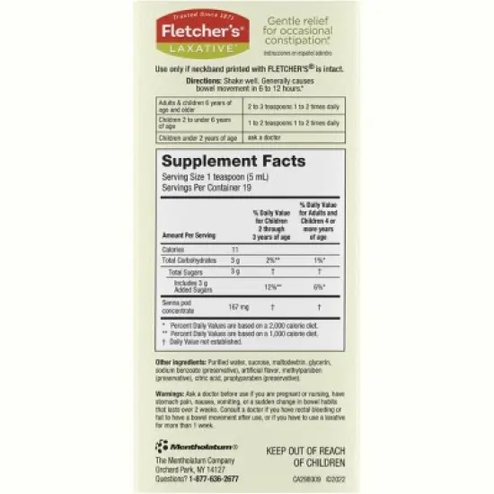 Fletcher'S Children'S Gentle Relief Laxative 3.25Oz image {1}