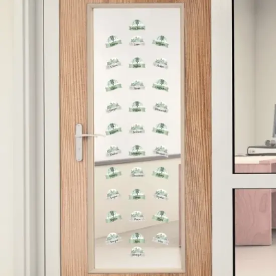 Big Dot of Happiness Eucalyptus Greenery - DIY Blank Paper Desk or Locker Labels - Classroom Name Tags - Set of 32 image {6}