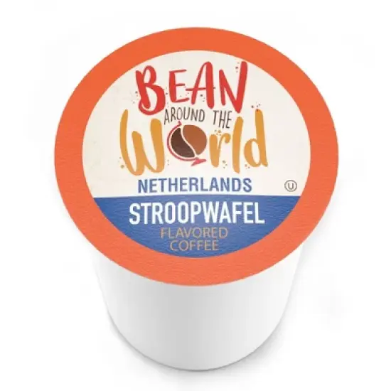 Bean Around The World Stroopwafel Flavored Coffee Pods,Keurig compatible,40 CT image {11}