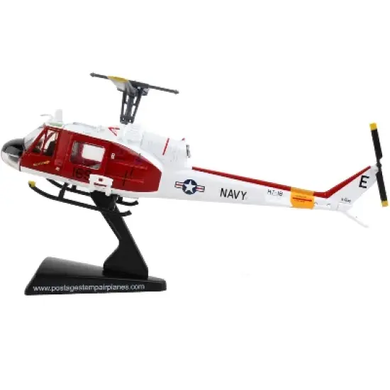 Bell TH-1L Iroquois Helicopter #169 "United States Navy Training Program HT-18" 1/87 (HO) Diecast Model by Postage Stamp image {1}