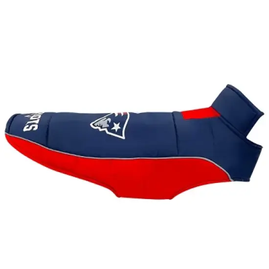 NFL New England Patriots Pets Puffer Vest image {1}