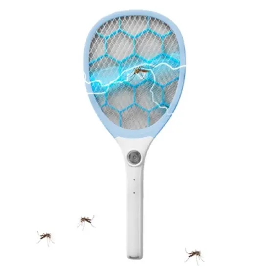 HOM Portable Bug Zapper - USB Rechargeable and Battery Powered Mosquito Killer, Insect Trap and Fly Swatter image {5}