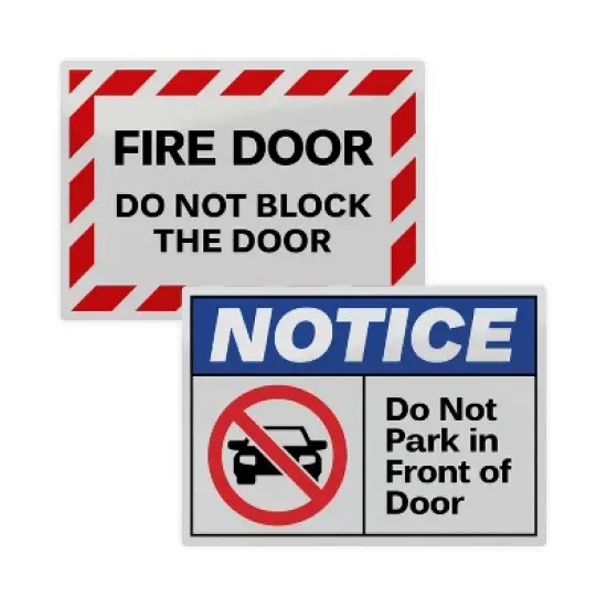 Avery Reflective Labels, 7" x 10" Silver Reflective Sign Labels, Laser Printable, 10 Labels (61582) image {2}