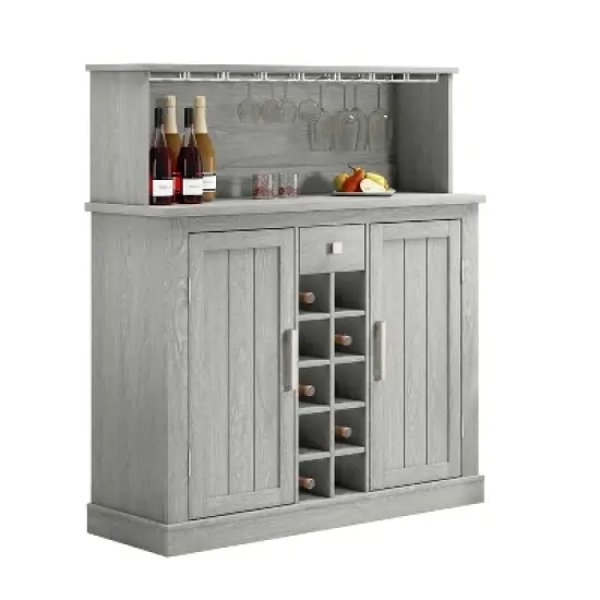 47" Wood Granite Pattern Cabinet - Festivo image {4}