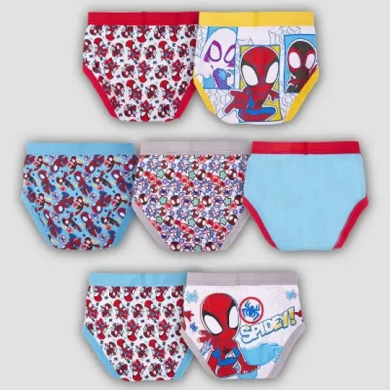 Toddler Boys' Marvel Spider-Man 7pk Underwear image {1}