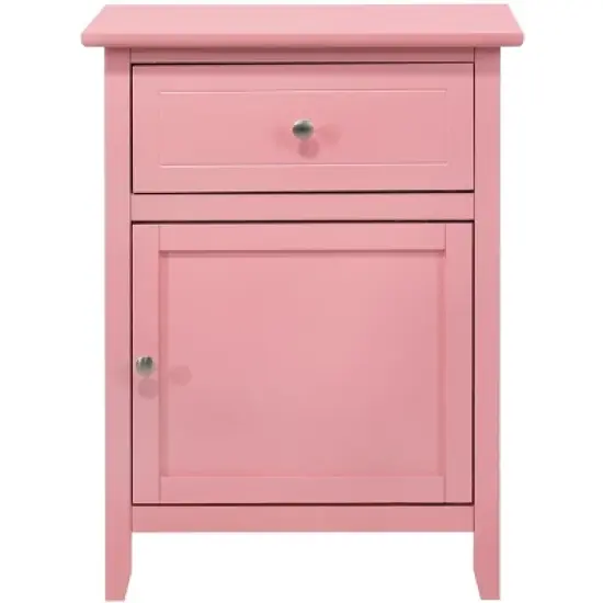 Passion Furniture Lzzy 1-Drawer Nightstand (25 in. H x 15 in. W x 19 in. D) image {7}