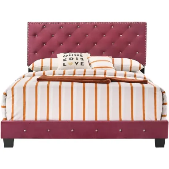 Passion Furniture Suffolk Full Panel Bed image {1}