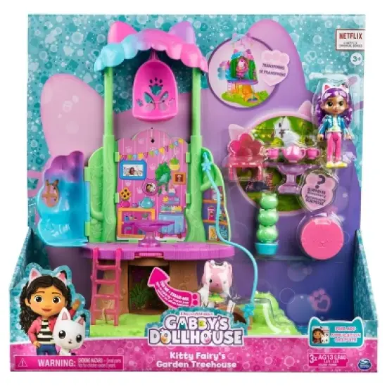 Gabby's Dollhouse Transforming Garden Treehouse Playset image {1}